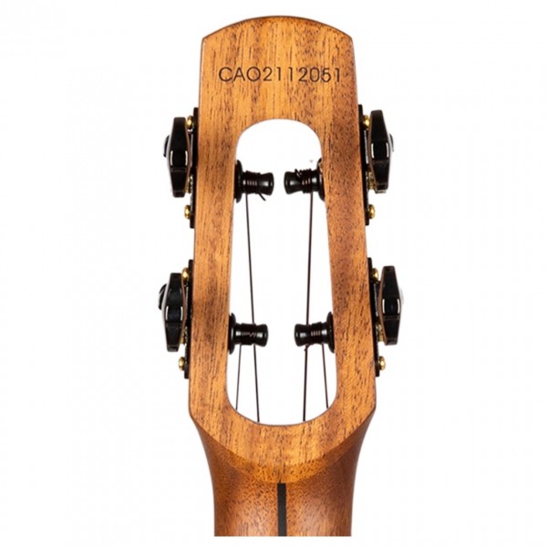 Flight Peter Moss Signature Tenor Electro Ukulele - Headstock Back 