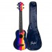 Flight TUSL Elise Ecklund Travel Long Neck Soprano Ukulele, Sunset gigbag