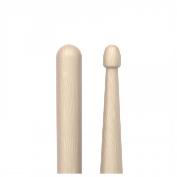 Promark Rebound 2B Raw Hickory Drumsticks, Acorn Wood Tip - Tip