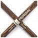 Promark Rebound 2B FireGrain Hickory Drumsticks, Acorn Wood Tip - Detail