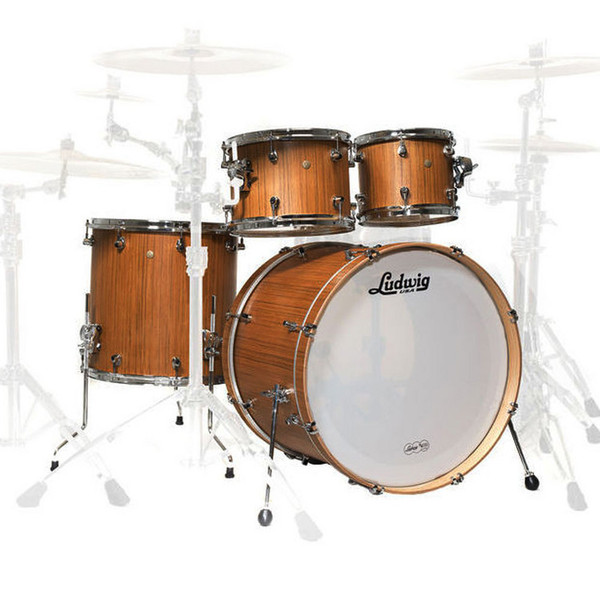 Ludwig Signet 105 TeraBeat 4Pc Shell Pack, Indian Teak