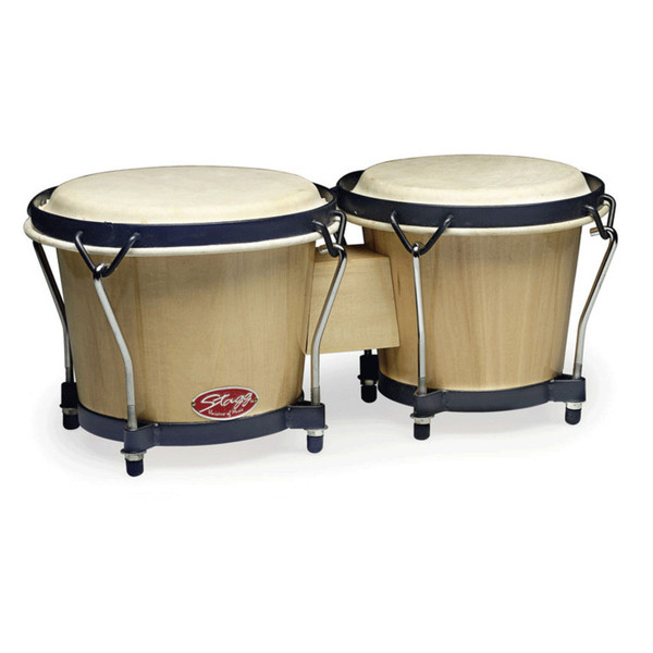 Stagg 6'' & 7'' Traditional Wood Bongo Drum