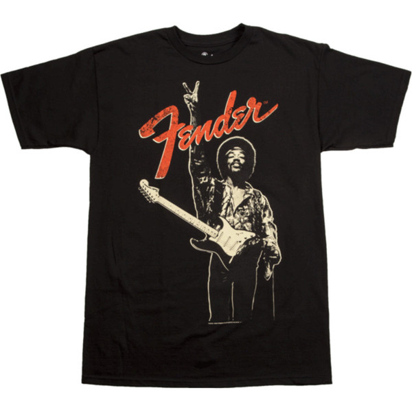 Fender Jim Hendrix 'Peace Sign' T-Shirt Large