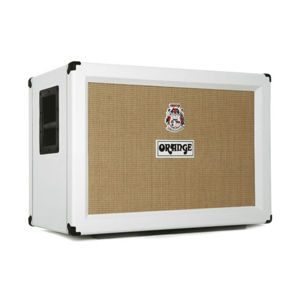 Orange PPC212 2 x 12 Closed Back Cabinet, Limited Edition White