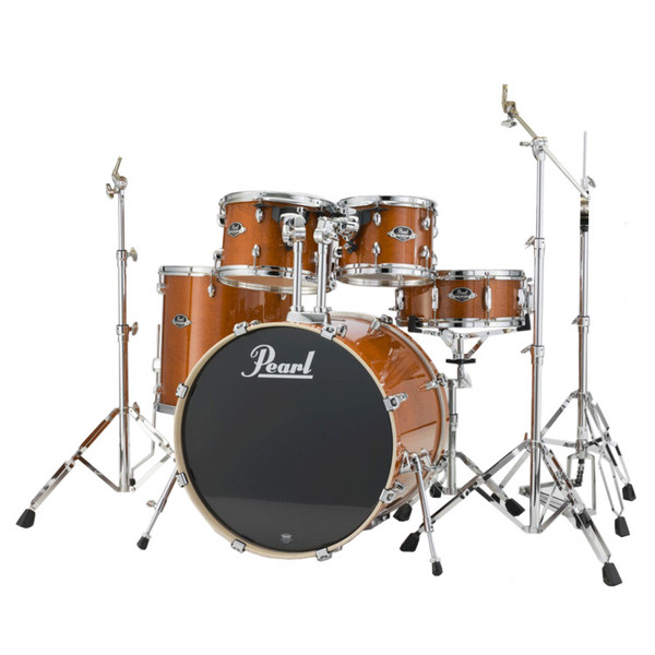 Pearl Export Lacquer Drum Kit, Honey Amber