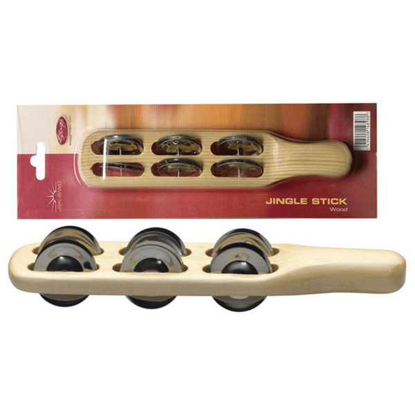 Stagg Wooden Jingle Stick, 6 Pairs