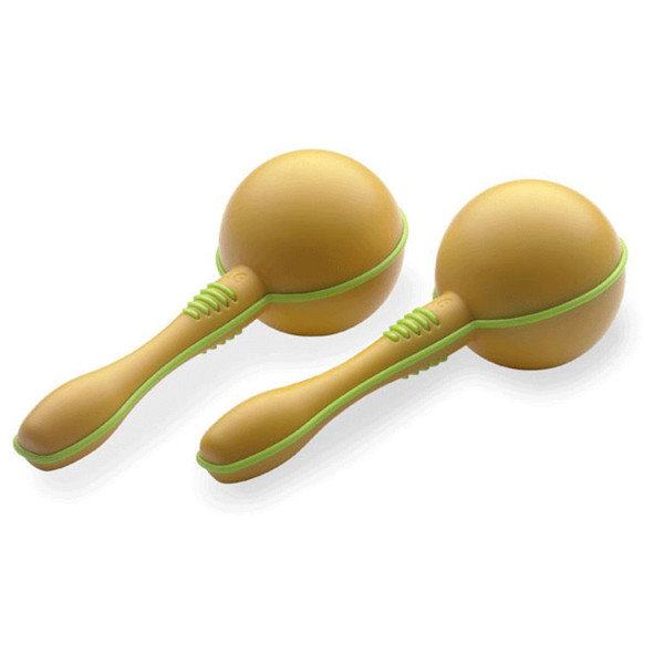 Stagg Plastic Maracas, Yellow 20cm Pair