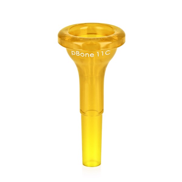 pBone 11C Trombone Mouthpiece, Yellow