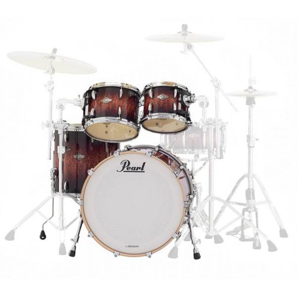 Pearl Masters Birch BCX Fusion 22'' Shell Pack, Lava Bubinga
