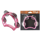 Stagg Plastic Mini Tambourine, Pink
