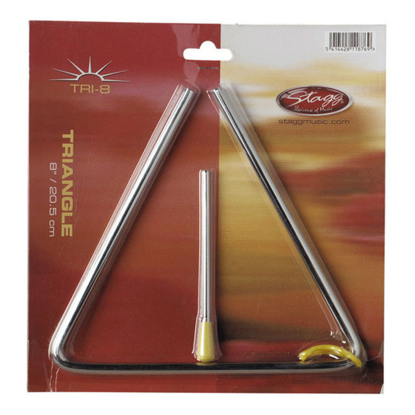 Stagg 8 Inch Triangle, with beater