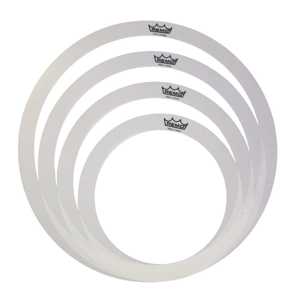 Remo 10, 12, 13 and 16 Inch Rem-o-ring set for Tom/Snare/Floortom