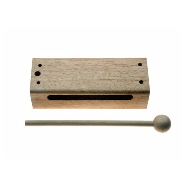 Stagg Small Wooden Tone Block, With Beater