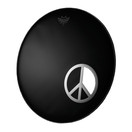 Remo 6'' Peace Sign Dynamo-Ring, Chrome