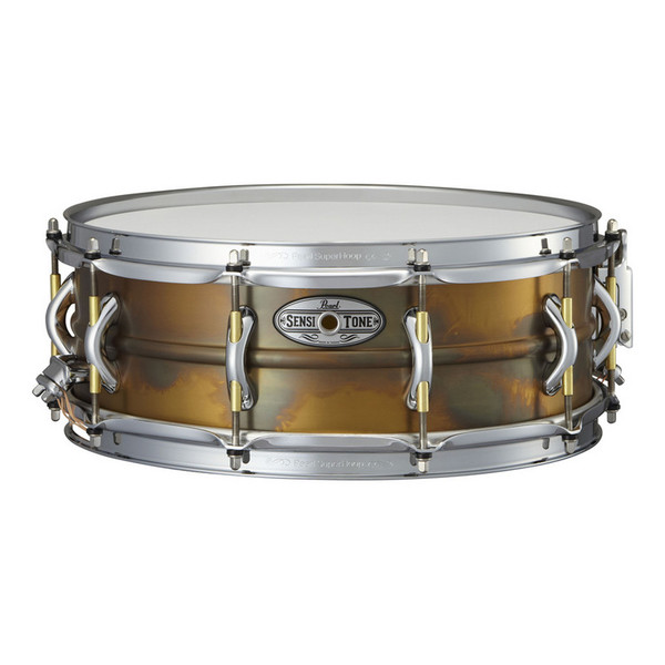 Pearl Sensitone Premium Snare Drum 14 In x 5 In, Patina Brass