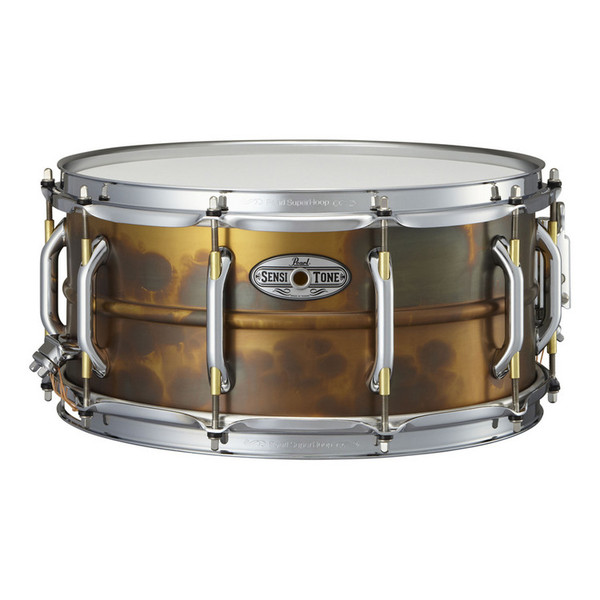 Pearl Sensitone Premium Snare Drum 14 In x 6.5 In, Patina Brass