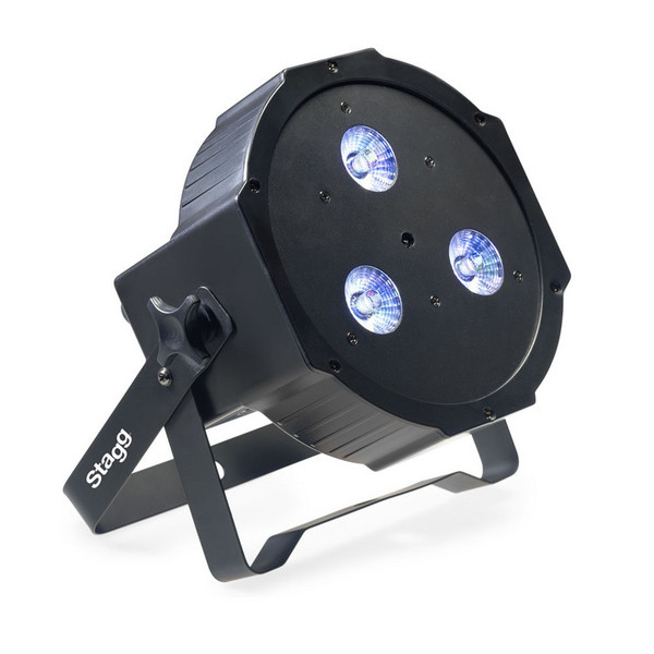 Stagg, Flat Spotlight with 3x 8W RGBW (4 in 1) LED