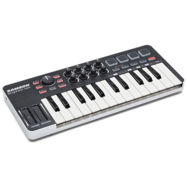 Samson Graphite 25 Note Mini USB and Ipad Midi Keyboard