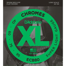 D'Addario ECB80 Flatwound Bass Strings (40-95)