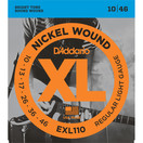 D'Addario EXL110 Cordes en nickel pour guitare &eacute;lectrique, Regular Light, 10-46, Regular Light 10-46