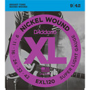 D'Addario EXL120 Cordes en nickel pour guitare &eacute;lectrique, Super Light, 9-42