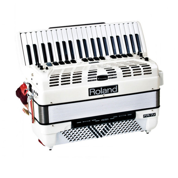 Roland FR-7X V-Accordion, White