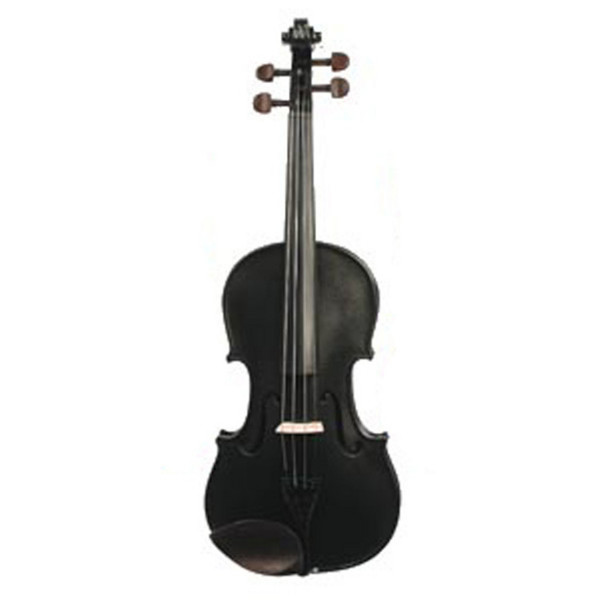 Stentor Harlequin Violin Outfit, Black, 4/4