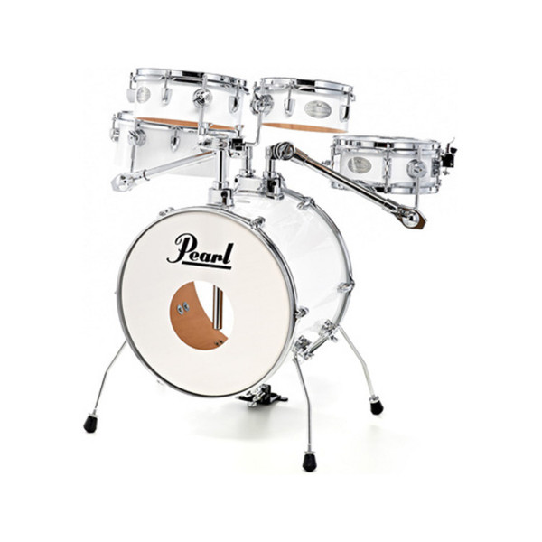 Pearl 2014 Rhythm Traveler RTG665 Gig Kit, Pure White