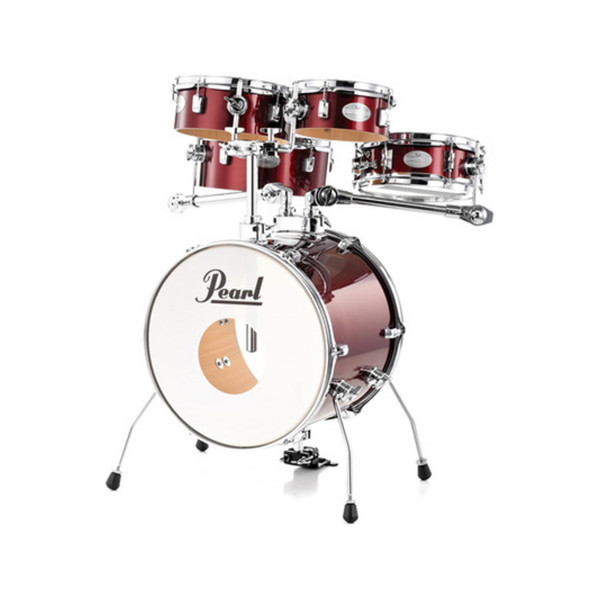 Pearl 2014 Rhythm Traveler RTGX665 Gig Kit, Wine Red