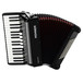 Hohner Bravo III 72 Accordion, Black with Gig Bag