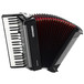 Hohner Bravo III 96 Accordion, Black with Gig Bag