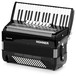 Hohner Bravo III 96 Accordion, Black with Gig Bag