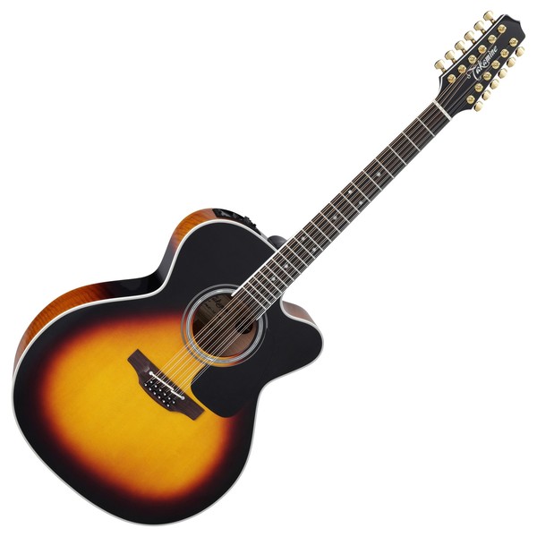 Takamine Pro Series P6JC12 Jumbo Cutaway Electro Acoustic, Sunburst  