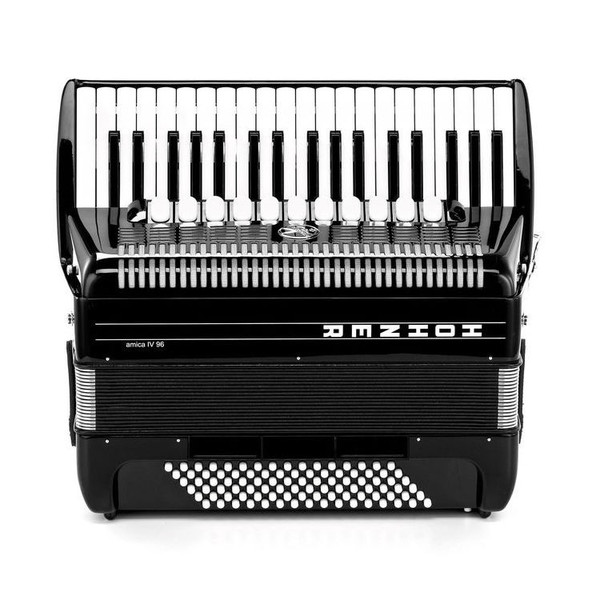 Hohner Amica IV 96 Accordion, with Straps and Case