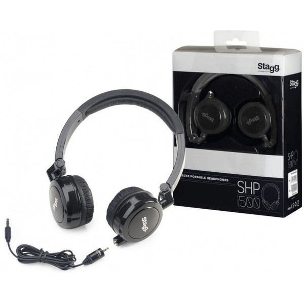 Stagg SHP-I500 Deluxe Headphones, Black