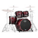 Mapex Saturn IV Exotic Fusion 20in 4Pc Shell Pack, Cherry Rosewood
