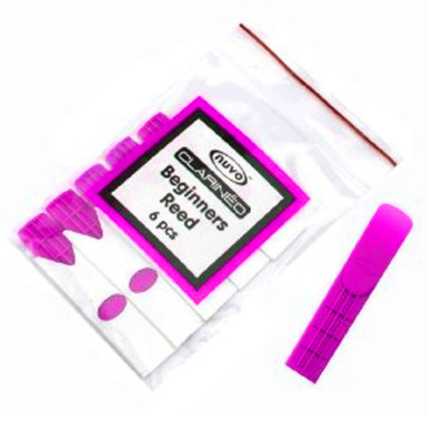 Plastic reed - pink (equivalent Rico 1.5) set of 6 reeds