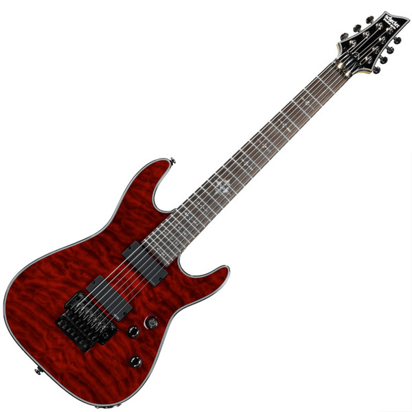 Schecter Damien Elite-7 Floyd Rose, Crimson Red