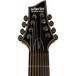 Schecter Damien Elite-8 Guitar, See-Thru Black