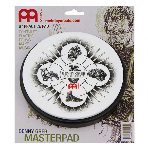 Meinl 6 Inch Practice Pad Benny Greb Design