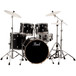 Pearl Vision Birch Lacquer VBL 20'' Fusion Drum Kit, Black Ice