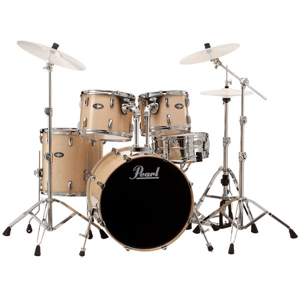 Pearl Vision Birch Lacquer VBL 22'' Rock Drum Kit, Clear Birch