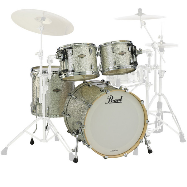 Pearl Masters Premium Maple 20'' Fusion Shell Pack, Silver Sparkle