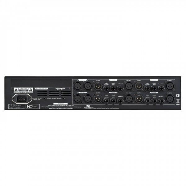 Focusrite ISA428 MKII Preamp - Rear