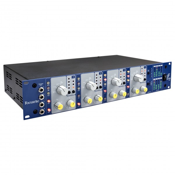 Focusrite ISA428 Mk II 4 Channel Pre Pack Pre-Amp - Angled 2