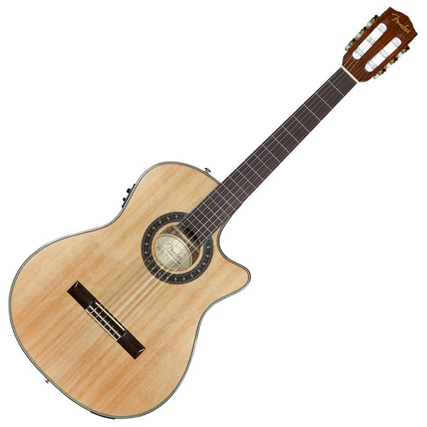 Fender CN-240SCE Thinline Classical Guitar, Natural