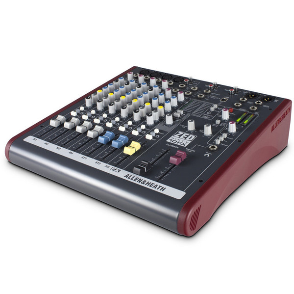 【ケース付き】ALLEN&HEATH ZED60 10FX Allen & Heath ZED60-10FX 10-channel Mixer with USB Audio Interface
