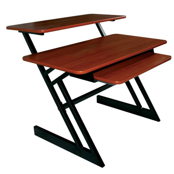 Quiklok Z-250 Triple Shelf Workstation, Cherry