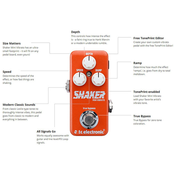 tc electronic Shaker mini vibrato エフェクター tc electronic