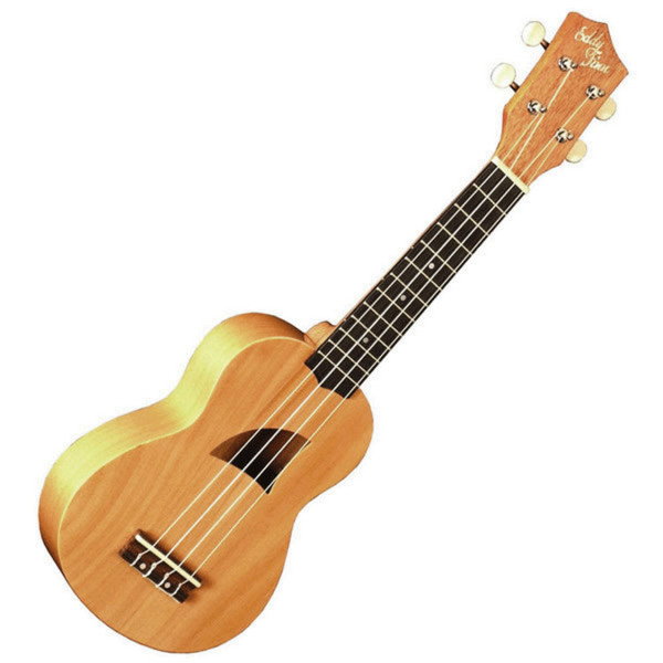 Eddy Finn EF-3 Basswood Ukulele, Soprano, Natural